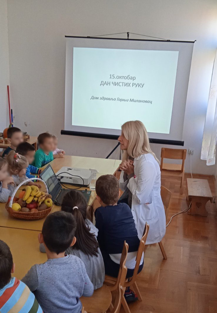 Dom zdravlja Gornji Milanovac Obeležen Mesec pravilne ishrane i Svetski dan čistih ruku